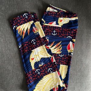 LuLaRoe 4th of July leggings TC